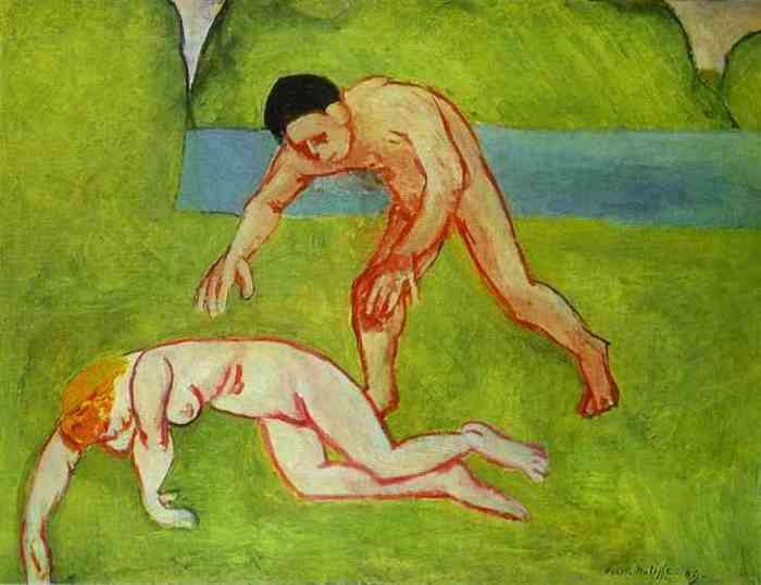«Сатир и нимфа», 1909