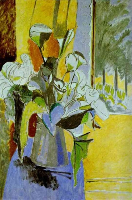 Каземир Малевич :: Букет цветов на веранде. 1912-13.