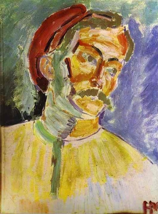 Каземир Малевич :: Портрет Андре Дерена. 1905.