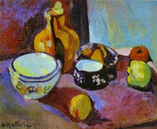 Каземир Малевич :: Посуда и фрукты. 1901.