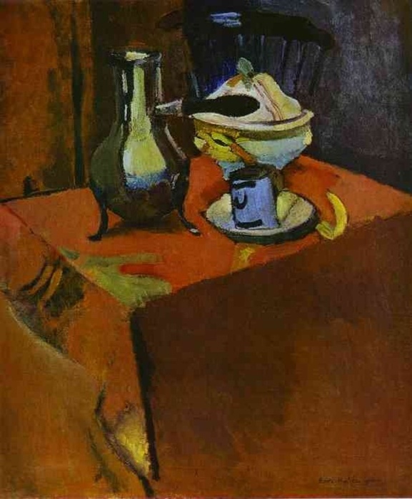Каземир Малевич :: Посуда на столе. 1900.
