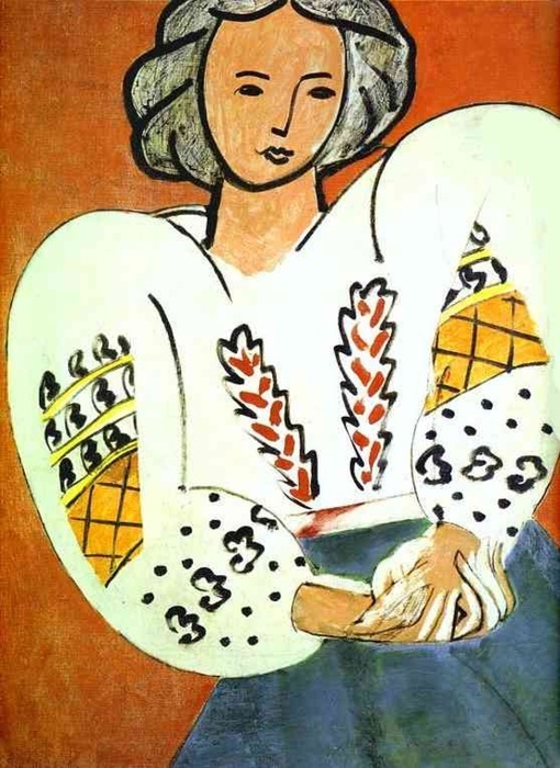 Каземир Малевич :: В румынской блузке. 1940.