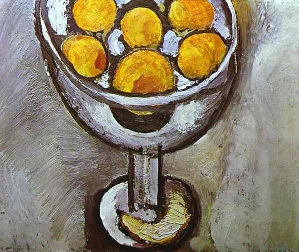 Каземир Малевич :: Ваза с апельсинами. 1916.