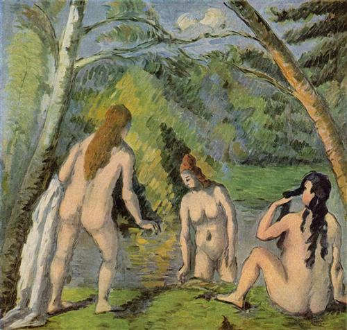 «Три купальщицы», Поль Сезанн, 1882